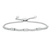 Thumbnail Image 1 of Ever Us™ 1.00 CT. T.W. Two-Stone Diamond Station Bolo Bracelet - 9.0"
