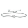 Thumbnail Image 0 of Ever Us™ 0.33 CT. T.W. Two-Stone Diamond Bypass Bolo Bracelet in 14K White Gold - 9.5"