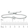 Thumbnail Image 3 of Ever Us™ 0.33 CT. T.W. Two-Stone Diamond Bypass Bolo Bracelet in 14K White Gold - 9.5"