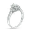 Thumbnail Image 1 of 0.45 CT. T.W. Marquise Diamond Past Present Future® Frame Engagement Ring in 10K White Gold