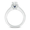 Thumbnail Image 3 of Vera Wang Love Collection 0.58 CT. T.W. Diamond Solitaire Collar Engagement Ring in 14K White Gold