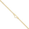 Thumbnail Image 1 of Heart Anklet in 14K Gold - 9.0"