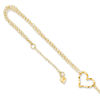 Thumbnail Image 1 of Heart Double Strand Adjustable Anklet in 14K Gold - 10"