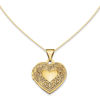 Thumbnail Image 1 of Heart Scroll Locket in 14K Gold