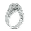 Thumbnail Image 1 of 2.00 CT. T.W. Composite Diamond Frame Three Piece Bridal Set in 14K White Gold