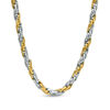 Thumbnail Image 0 of Men's Rope Chain Necklace and Bracelet Set in Stainless Steel and Yellow IP