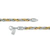 Thumbnail Image 2 of Men's Rope Chain Necklace and Bracelet Set in Stainless Steel and Yellow IP