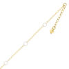 Thumbnail Image 0 of Circle Link Anklet in 14K Two-Tone Gold - 10"