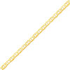 Thumbnail Image 1 of Anchor Link Anklet in 14K Gold - 9.0"