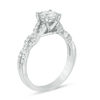 Thumbnail Image 2 of 0.70 CT. T.W. Diamond Twist Engagement Ring in 14K White Gold