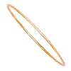 Thumbnail Image 1 of Diamond-Cut Slip-On Bangle in 14K Rose Gold