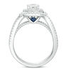 Thumbnail Image 3 of Vera Wang Love Collection 0.95 CT. T.W. Diamond Swirl Frame Split Shank Engagement Ring in 14K White Gold