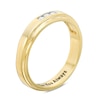 Thumbnail Image 2 of Men's 1/10 CT. T.W. Diamond Three Stone Wedding Band in 10K Gold (1 Line)