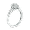 Thumbnail Image 1 of 0.45 CT. T.W. Oval Diamond Double Frame Engagement Ring in 14K White Gold