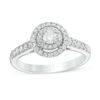 Thumbnail Image 1 of 0.45 CT. T.W. Diamond Double Frame Engagement Ring in 14K White Gold
