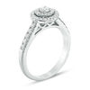 Thumbnail Image 2 of 0.45 CT. T.W. Diamond Double Frame Engagement Ring in 14K White Gold