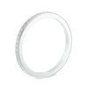 Thumbnail Image 2 of 1.5mm Diamond-Cut Channel Dot Wedding Band in 10K White Gold - Size 6