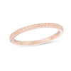 Thumbnail Image 1 of 1.5mm Diamond-Cut Channel Dot Wedding Band in 10K Gold - Size 6