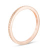 Thumbnail Image 2 of 1.5mm Diamond-Cut Channel Dot Wedding Band in 10K Gold - Size 6