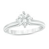 Thumbnail Image 1 of 0.70 CT. Certified Canadian Diamond Solitaire Engagement Ring in 14K White Gold (H/SI2)