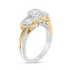 Thumbnail Image 1 of 1.42 CT. T.W. Diamond Past Present Future® Engagement Ring in 14K Two-Tone Gold