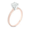 Thumbnail Image 1 of 1.00 CT. Certified Diamond Solitaire Engagement Ring in 14K Rose Gold (J/I3)