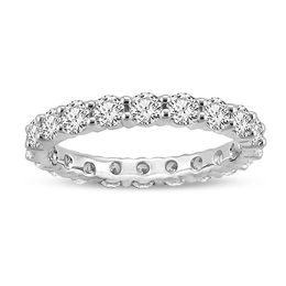 1.95 CT. T.W. Diamond Eternity Wedding Band in 14K White Gold