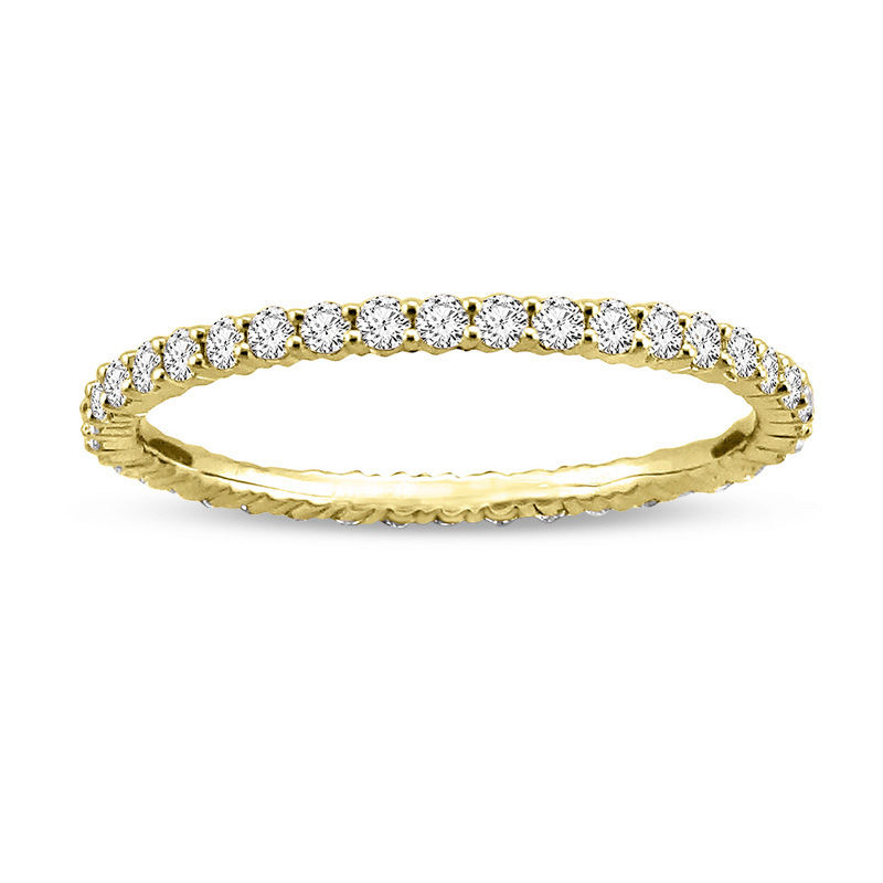 Main Image 1 of 0.45 CT. T.W. Diamond Eternity Wedding Band in 14K Gold