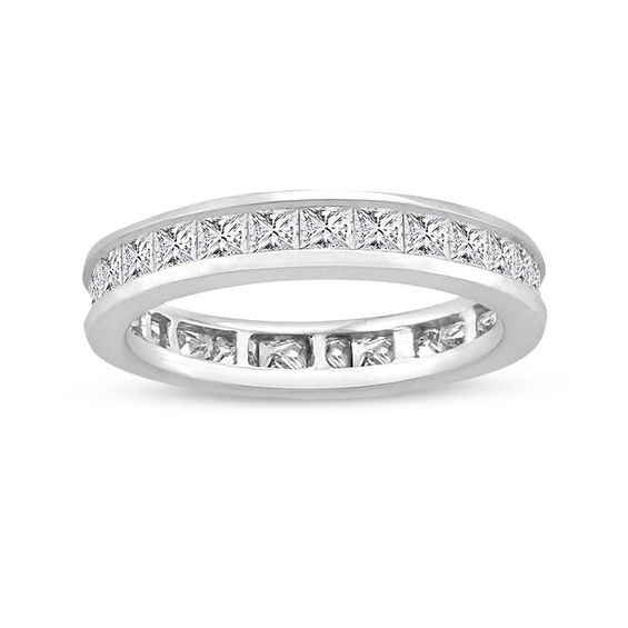 CT. T.W. Princess-Cut Diamond Eternity Channel Set Wedding Band in 14K Gold