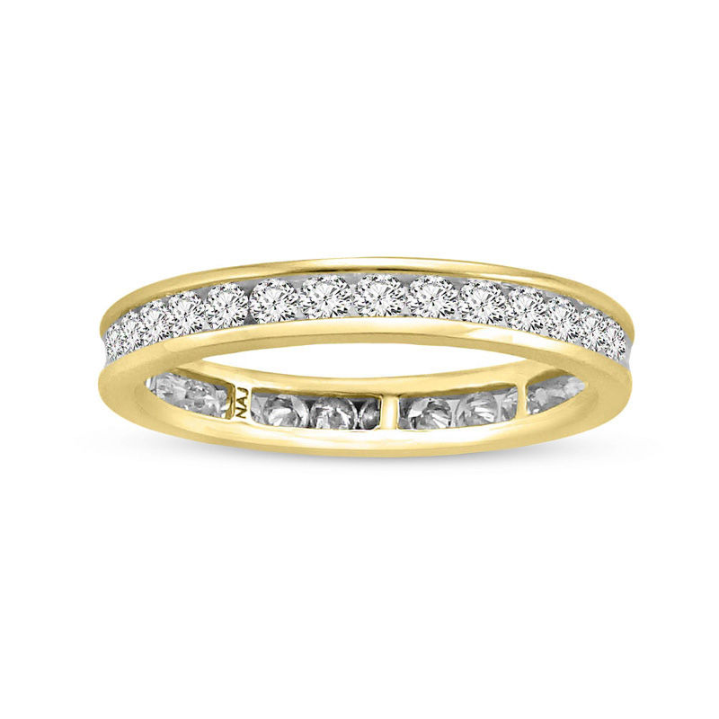 Main Image 1 of 0.95 CT. T.W. Diamond Eternity Channel Set Wedding Band in 14K Gold