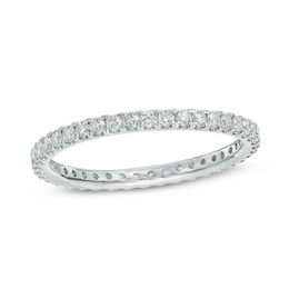 0.45 CT. T.W. Diamond Eternity Wedding Band in 14K White Gold