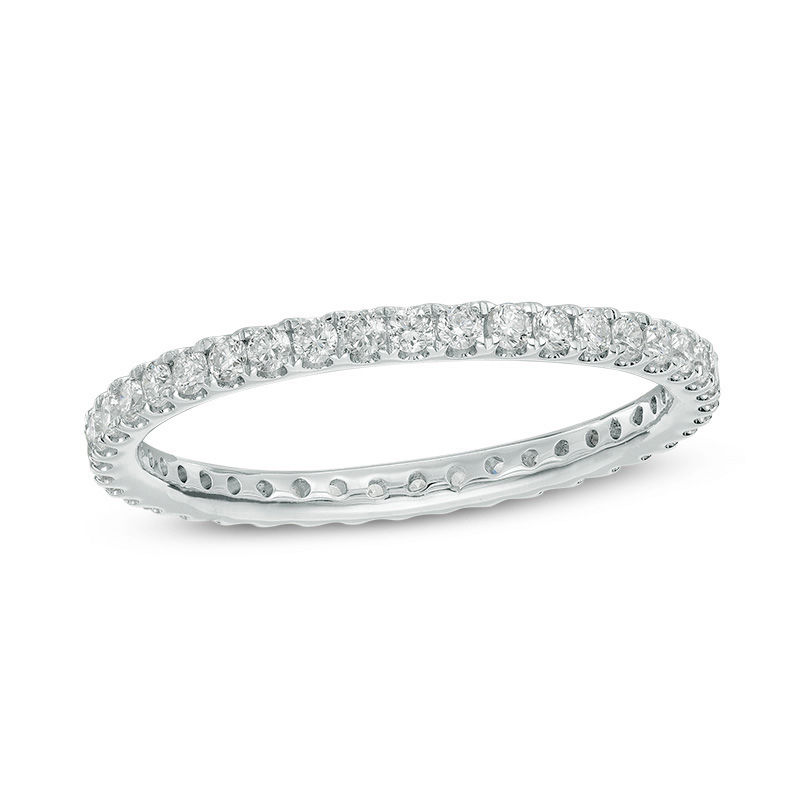 0.45 CT. T.W. Diamond Eternity Wedding Band in 14K White Gold