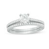 Thumbnail Image 0 of 0.75 CT. T.W. Certified Canadian Diamond Bridal Set in Platinum (H/VS2)
