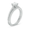 Thumbnail Image 1 of 0.75 CT. T.W. Certified Canadian Diamond Bridal Set in Platinum (H/VS2)
