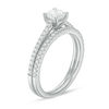 Thumbnail Image 2 of 0.75 CT. T.W. Certified Canadian Diamond Bridal Set in Platinum (H/VS2)