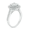 Thumbnail Image 1 of 0.75 CT. T.W. Diamond Triple Frame Ring in 10K White Gold