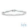 Thumbnail Image 2 of Ever Us™ 7.00 CT. T.W. Two-Stone Diamond Tennis Bracelet in 14K White Gold