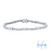 Thumbnail Image 2 of Ever Us™ 5.00 CT. T.W. Two-Stone Diamond Tennis Bracelet in 14K White Gold