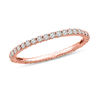 Thumbnail Image 0 of 0.45 CT. T.W. Diamond Eternity Wedding Band in 14K Rose Gold