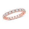 Thumbnail Image 0 of 1.95 CT. T.W. Diamond Eternity Wedding Band in 14K Rose Gold