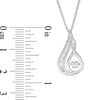 Unstoppable Love™ 0.25 CT. T.W. Diamond Flame Pendant in 10K White Gold