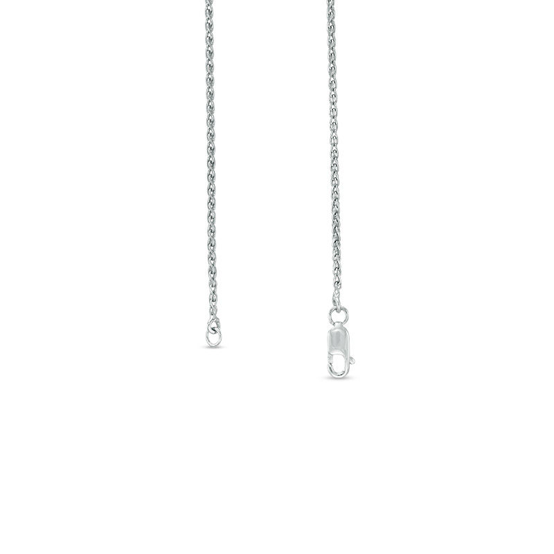 1.00 CT. T.W. Composite Diamond Teardrop Infinity Necklace in 10K White Gold - 17"