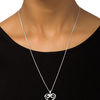 Thumbnail Image 3 of Diamond Accent Infinity Heart Bolo Necklace in Sterling Silver - 30"