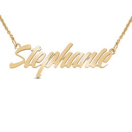 Italic Script Name Necklace (1 Name)