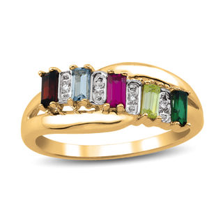 Baguette on sale mothers ring