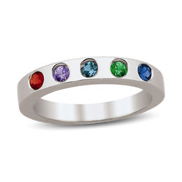Mother's Birthstone Ring (2-6 Stones)