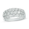 Thumbnail Image 1 of 2.39 CT. T.W. Diamond Three Row Anniversary Ring in 14K White Gold