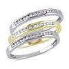 Thumbnail Image 0 of 0.37 CT. T.W. Diamond Stackable Three Ring Set in 10K Two-Tone Gold