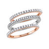 Thumbnail Image 0 of 0.50 CT. T.W. Diamond Stackable Three Ring Set in 10K Two-Tone Gold