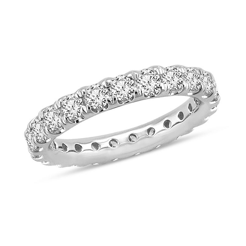 1.95 CT. T.W. Diamond Eternity Anniversary Band in 14K White Gold